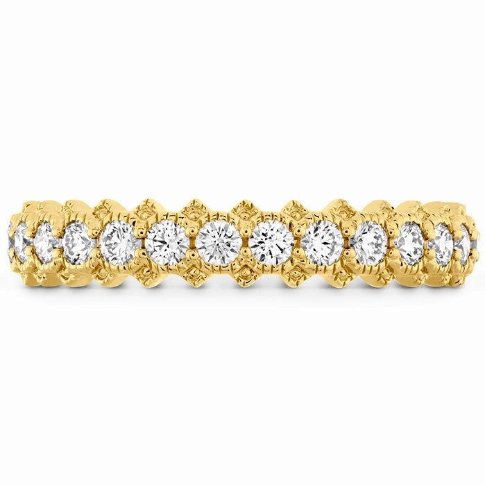 Hearts On Fire Liliana Bezel Milgrain Diamond Band