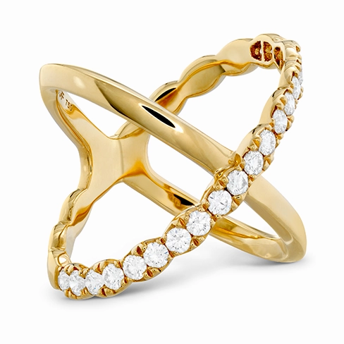 Hearts On Fire Lorelei Criss Cross Diamond Ring