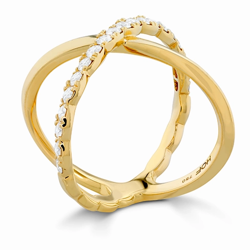 Hearts On Fire Lorelei Criss Cross Diamond Ring