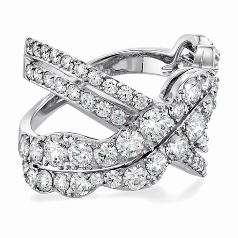 Hearts On Fire Lorelei Diamond Cross Over Ring