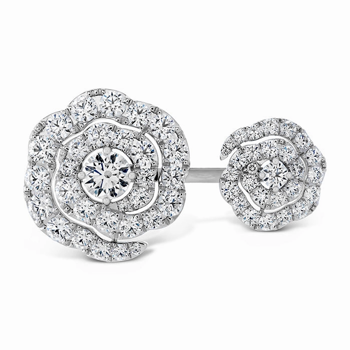 Hearts On Fire Lorelei Diamond Double Floral Ring