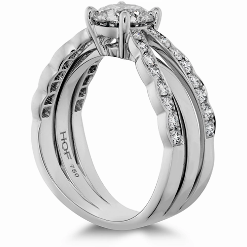 Hearts On Fire Lorelei Double Diamond Row Engagement Ring