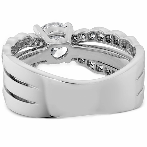 Hearts On Fire Lorelei Double Diamond Row Engagement Ring