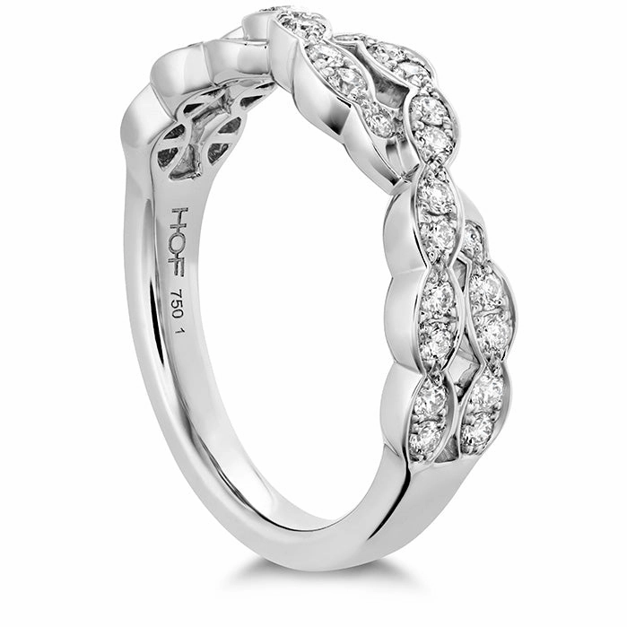 Hearts On Fire Lorelei Floral Double Twist Diamond Band