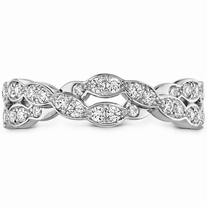 Hearts On Fire Lorelei Floral Double Twist Diamond Band