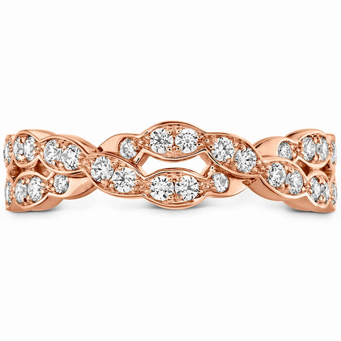 Hearts On Fire Lorelei Floral Double Twist Diamond Band