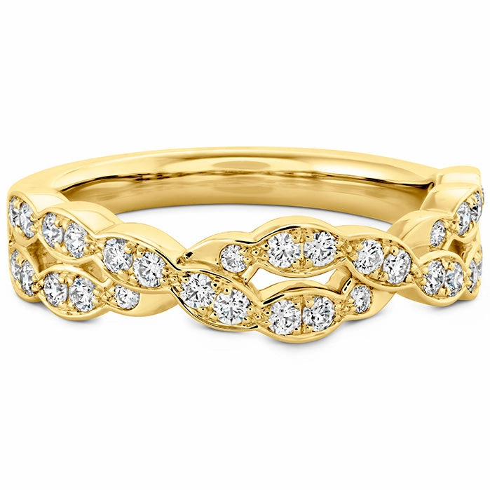 Hearts On Fire Lorelei Floral Double Twist Diamond Band