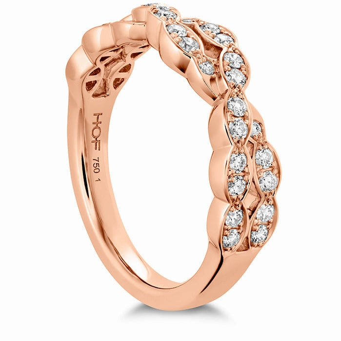 Hearts On Fire Lorelei Floral Double Twist Diamond Band