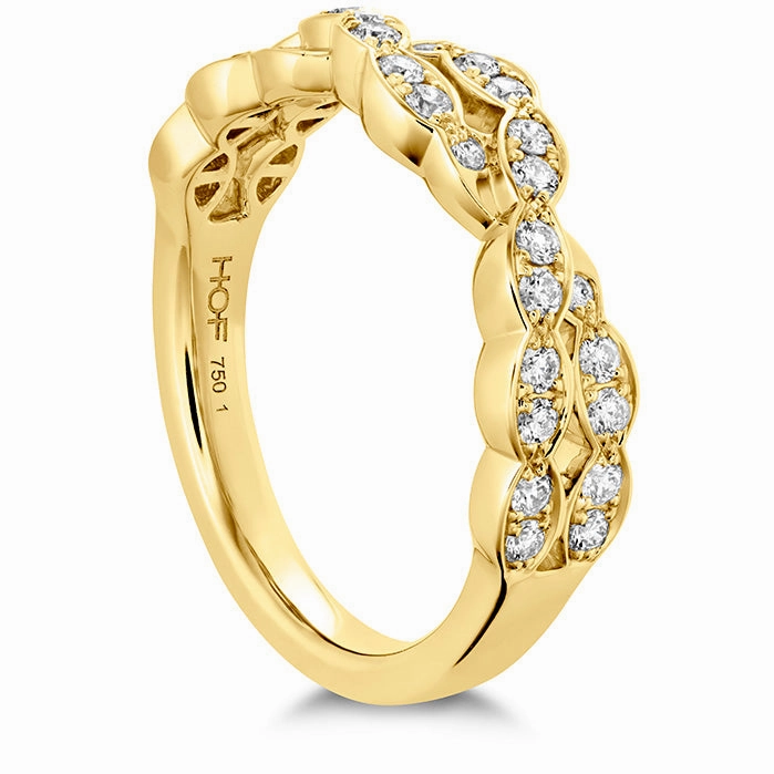 Hearts On Fire Lorelei Floral Double Twist Diamond Band