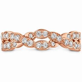 Hearts On Fire Lorelei Floral Double Twist Diamond Band
