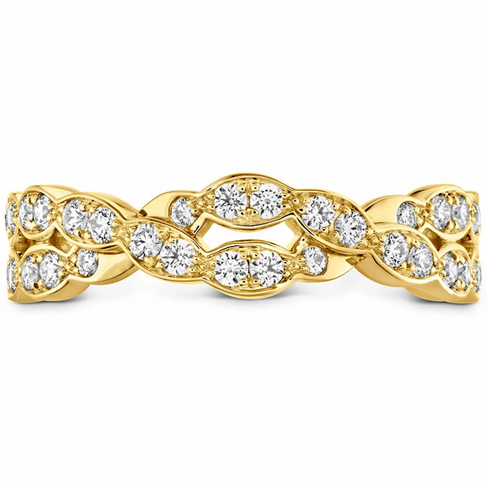 Hearts On Fire Lorelei Floral Double Twist Diamond Band