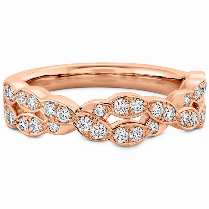 Hearts On Fire Lorelei Floral Double Twist Diamond Band