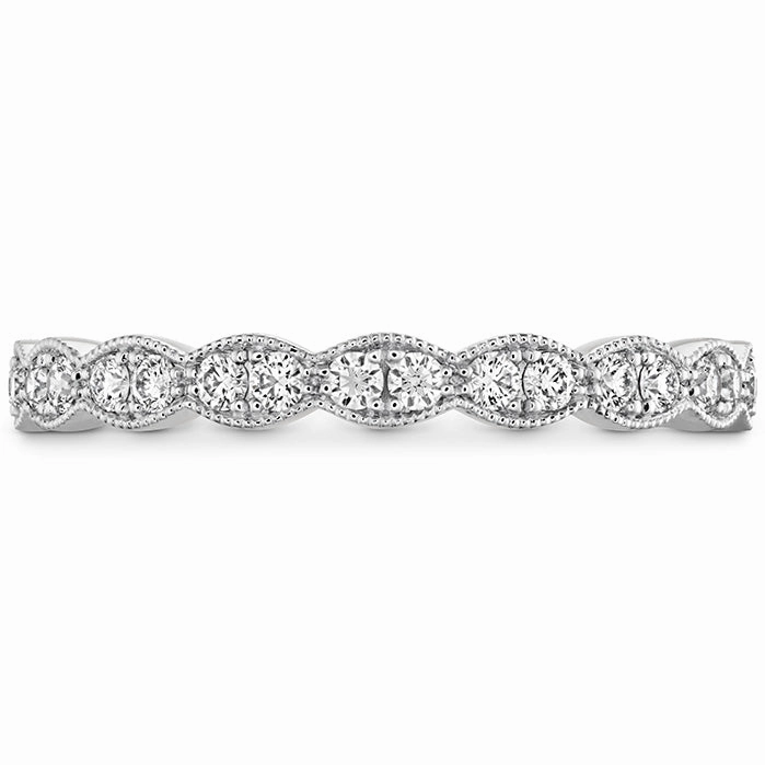 Hearts On Fire Lorelei Floral Milgrain Diamond Band