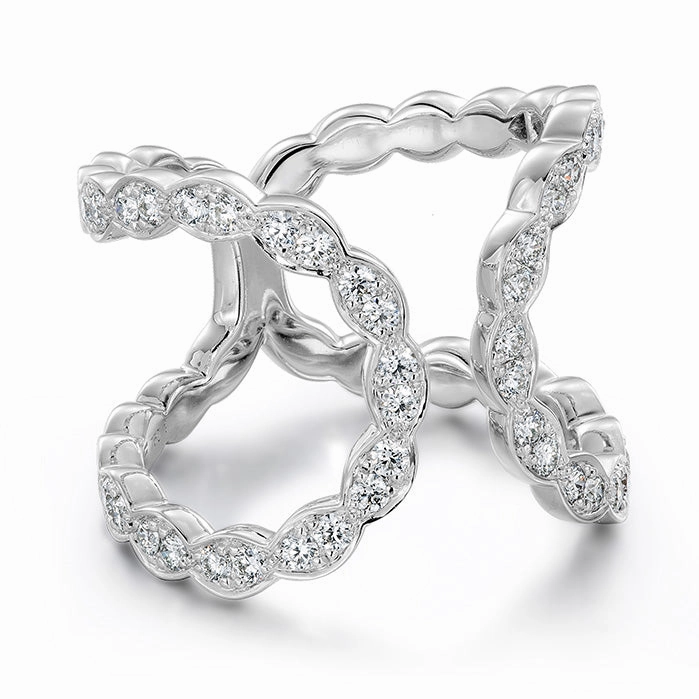 Hearts On Fire Lorelei Floral Open Ring