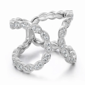 Hearts On Fire Lorelei Floral Open Ring