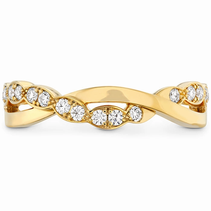 Hearts On Fire Lorelei Floral Twist Diamond Band