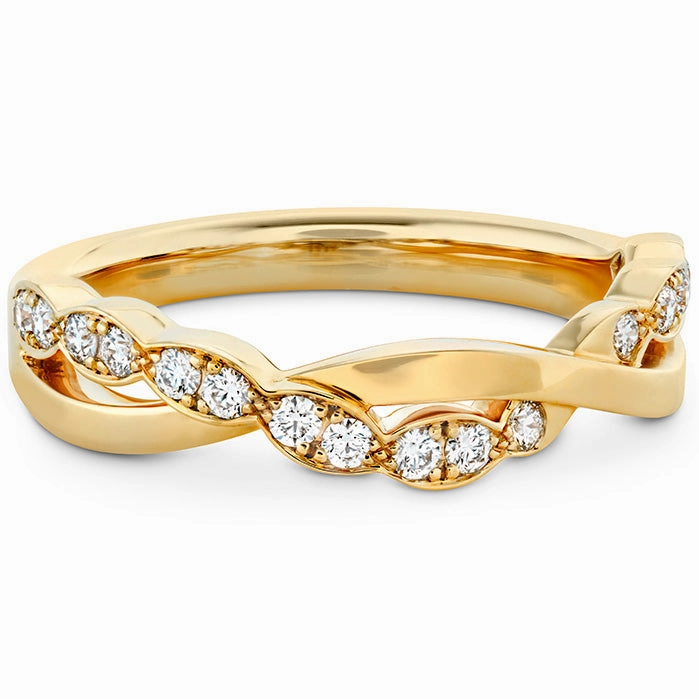 Hearts On Fire Lorelei Floral Twist Diamond Band