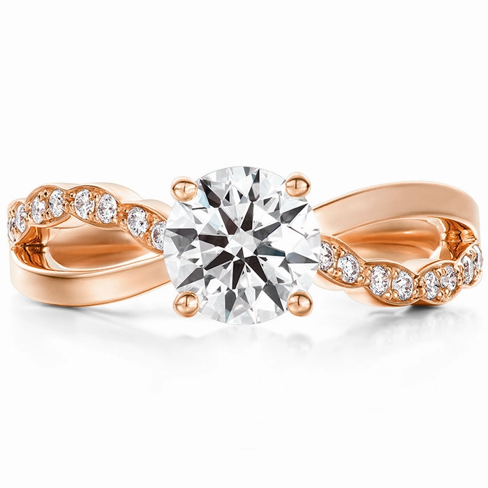Hearts On Fire Lorelei Lorelei Diamond Twist Engagement Ring