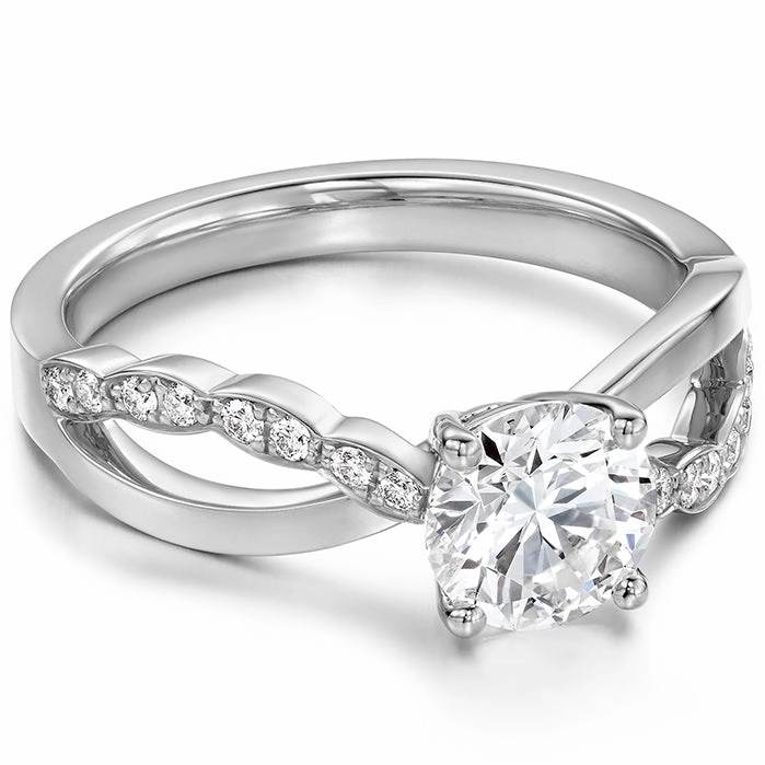Hearts On Fire Lorelei Lorelei Diamond Twist Engagement Ring