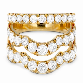 Hearts On Fire Lorelei Triple Wave Diamond Ring