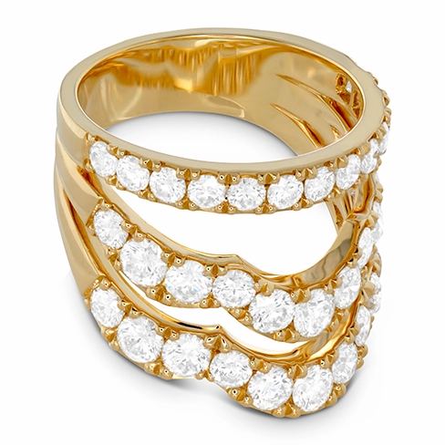 Hearts On Fire Lorelei Triple Wave Diamond Ring