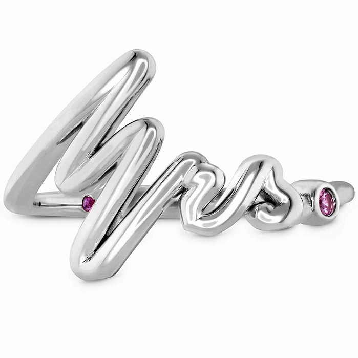 Hearts On Fire Love Code Mrs. Code Sapphire Diamond Band