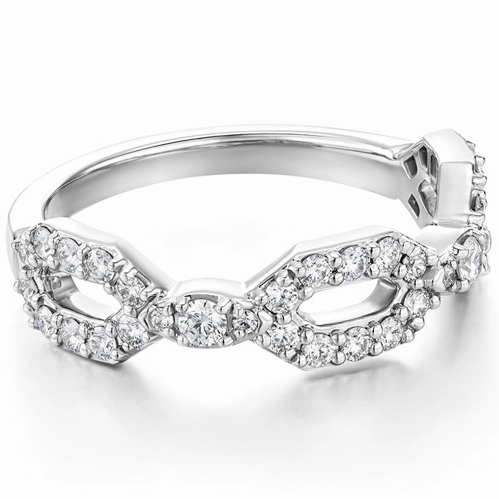 Hearts On Fire Open Regal Full Diamond Band