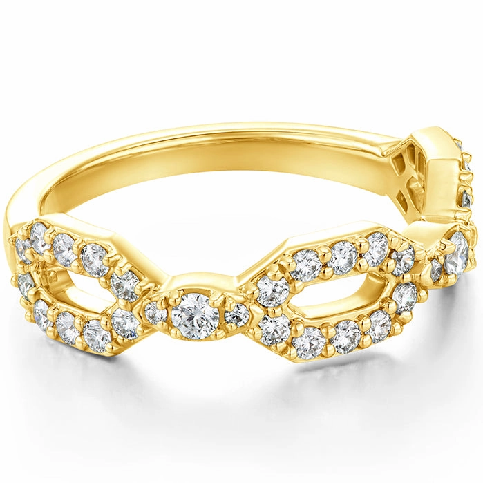 Hearts On Fire Open Regal Full Diamond Band