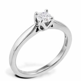 Hearts On Fire Platinum 0.327ct Diamond Engagement Ring