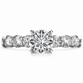 Hearts On Fire Seven Stone Engagement Ring