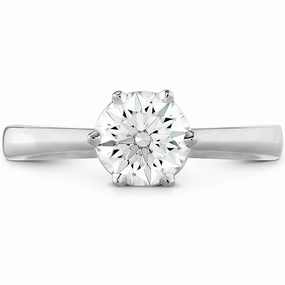 Hearts On Fire Signature 6 Prong Solitaire Diamond Engagement Ring