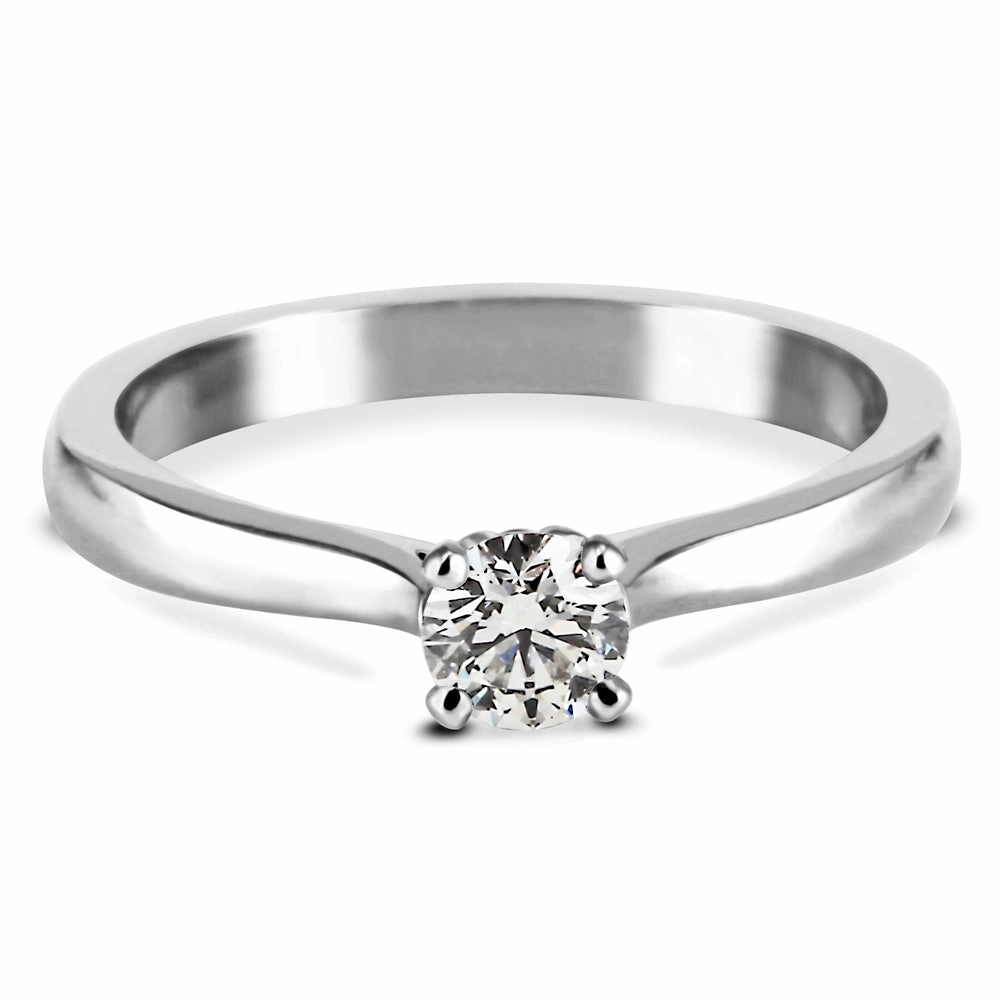 Hearts On Fire Simply Bridal Platinum 0.33ct Diamond Engagement Ring