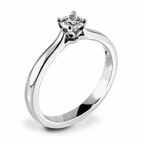 Hearts On Fire Simply Bridal Platinum 0.33ct Diamond Engagement Ring