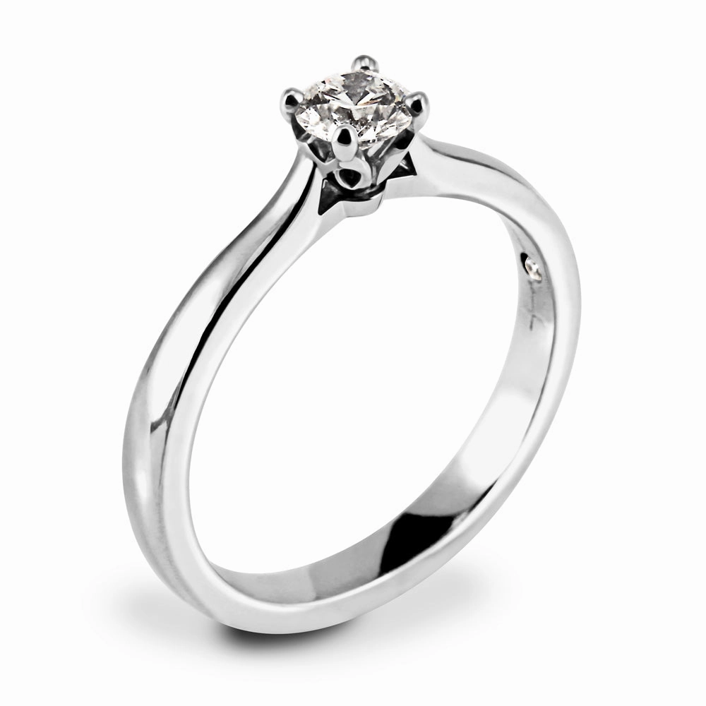 Hearts On Fire Simply Bridal Platinum 0.33ct Diamond Engagement Ring