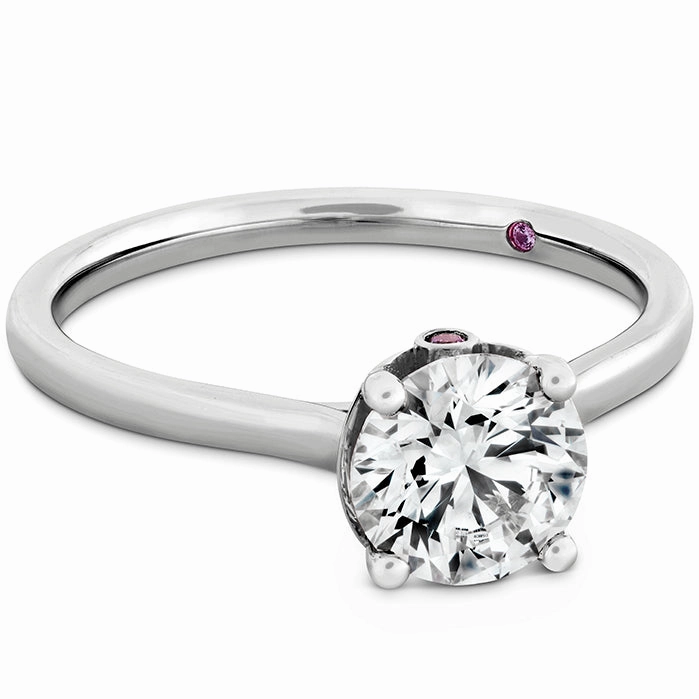 Hearts On Fire Sloane Silhouette Diamond Engagement Ring