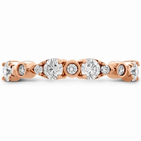 Hearts On Fire Teardrop Bezel Diamond Band