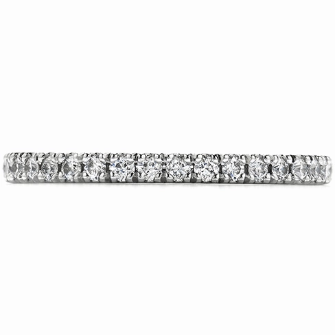 Hearts On Fire Transcend Double Halo Wedding Band