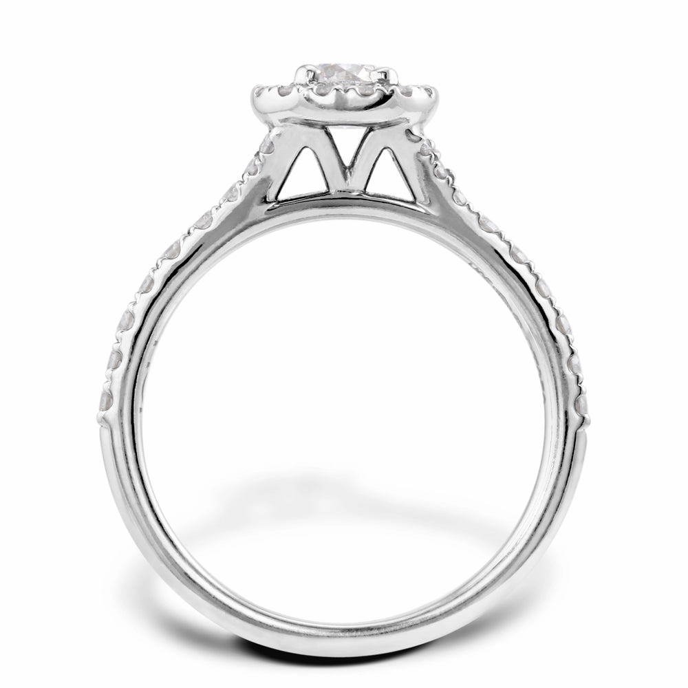 Hearts On Fire Transcend Platinum 0.71ct Diamond Engagement Ring