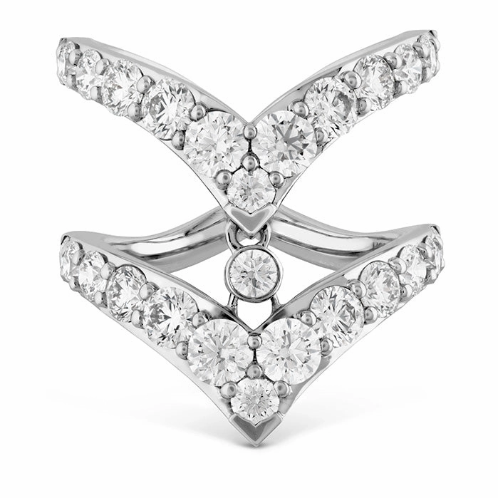 Hearts On Fire Triplicity Double Pointed Diamond Ring