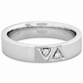 Hearts On Fire Triplicity Triangle Double Diamond Band
