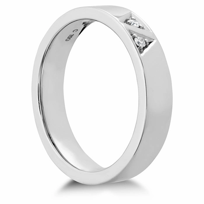 Hearts On Fire Triplicity Triangle Double Diamond Band