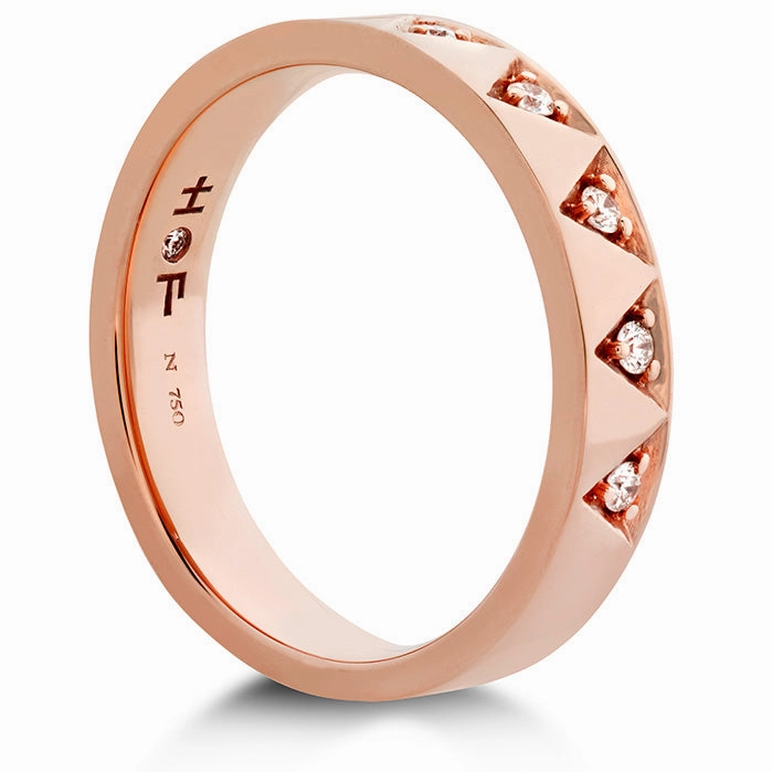 Hearts On Fire Triplicity Triangle Multi Diamond Band