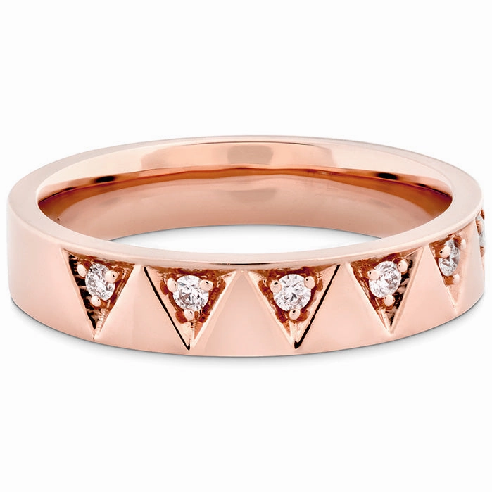 Hearts On Fire Triplicity Triangle Multi Diamond Band