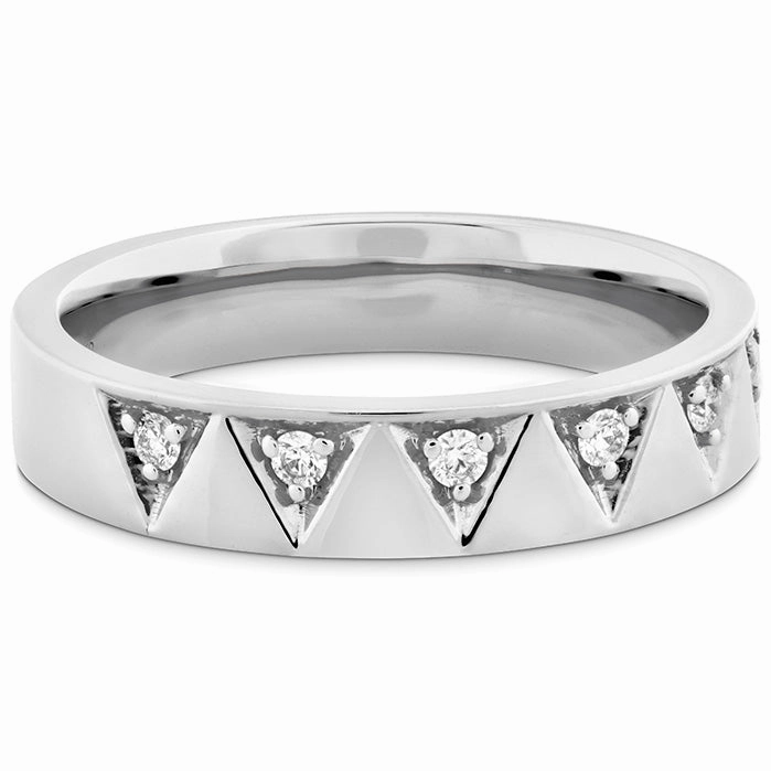 Hearts On Fire Triplicity Triangle Multi Diamond Band