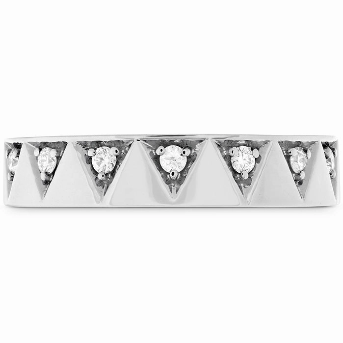 Hearts On Fire Triplicity Triangle Multi Diamond Band