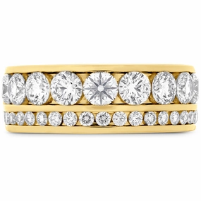 Hearts On Fire Two Row Channel Diamond Ring