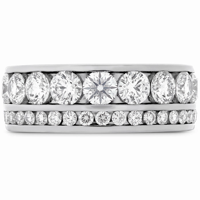 Hearts On Fire Two Row Channel Diamond Ring