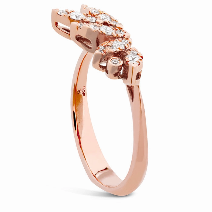 Hearts On Fire White Feathers Diamond Ring