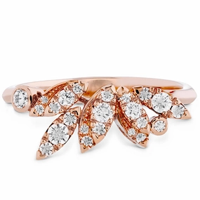 Hearts On Fire White Kites Feathers Diamond Ring