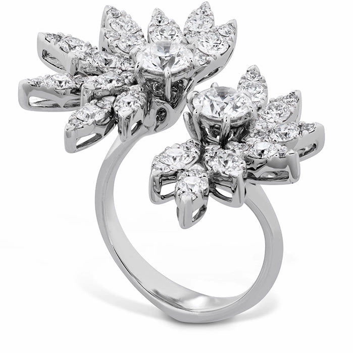 Hearts On Fire White Kites Flight Large Open Diamond Ring